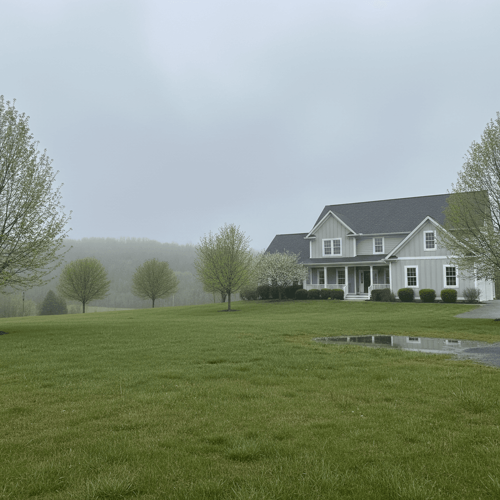 Spring weather conditions that complicate exterior painting schedules