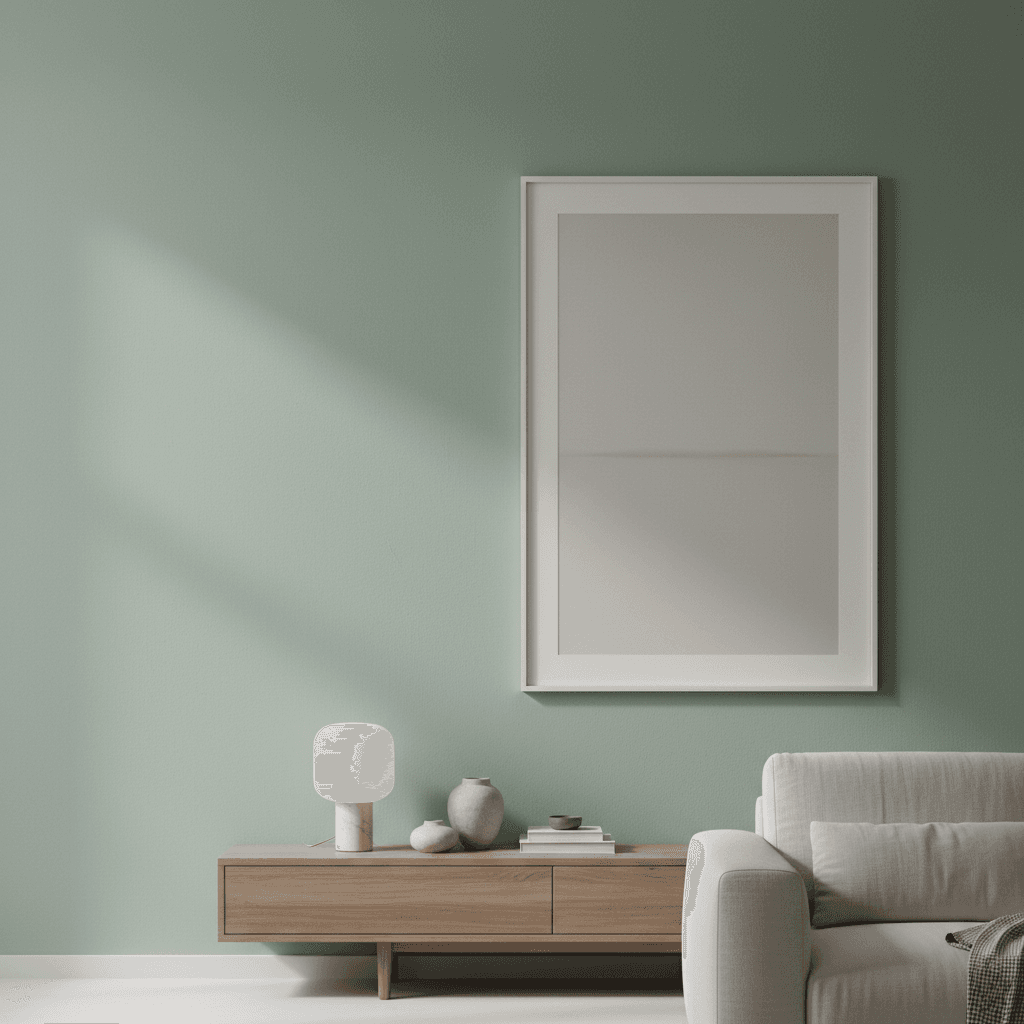 Eggshell paint finish with subtle sheen