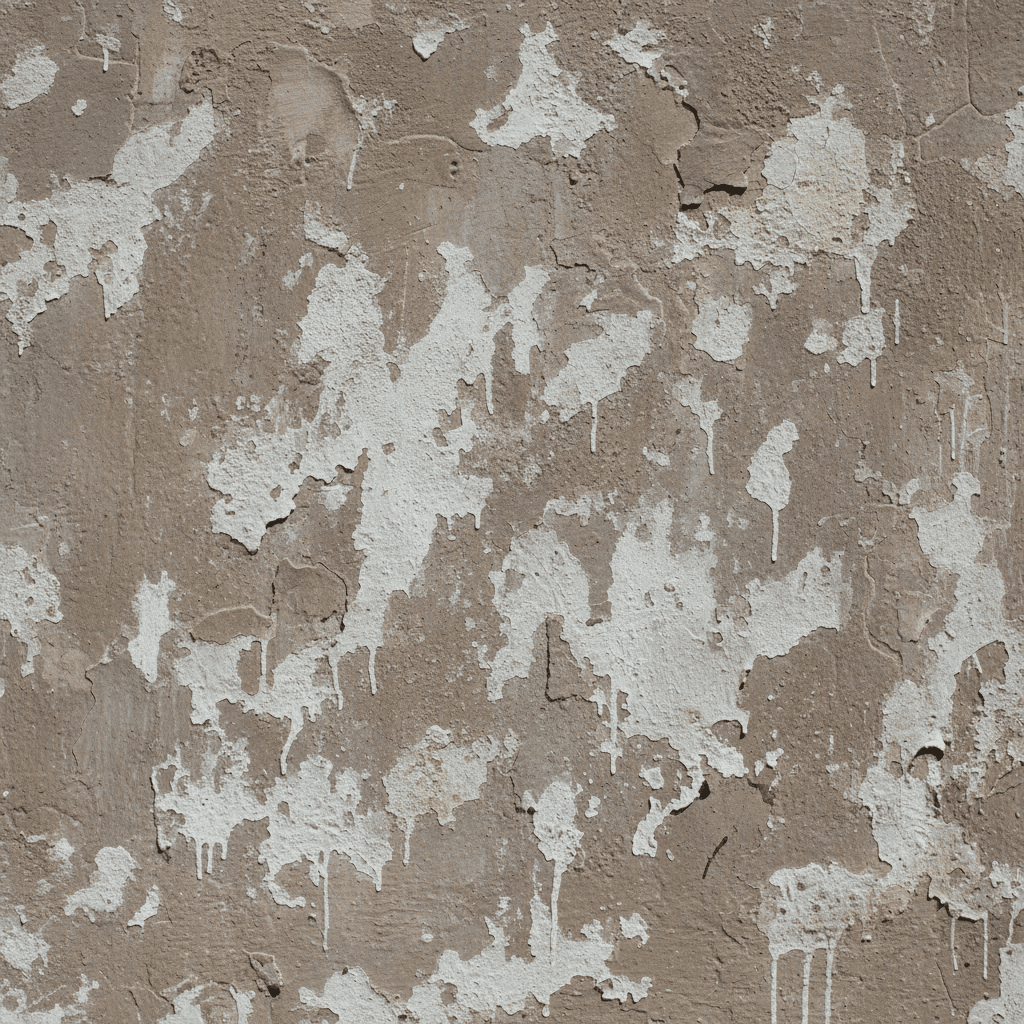 Paint failure from rushing application in unfavorable conditions