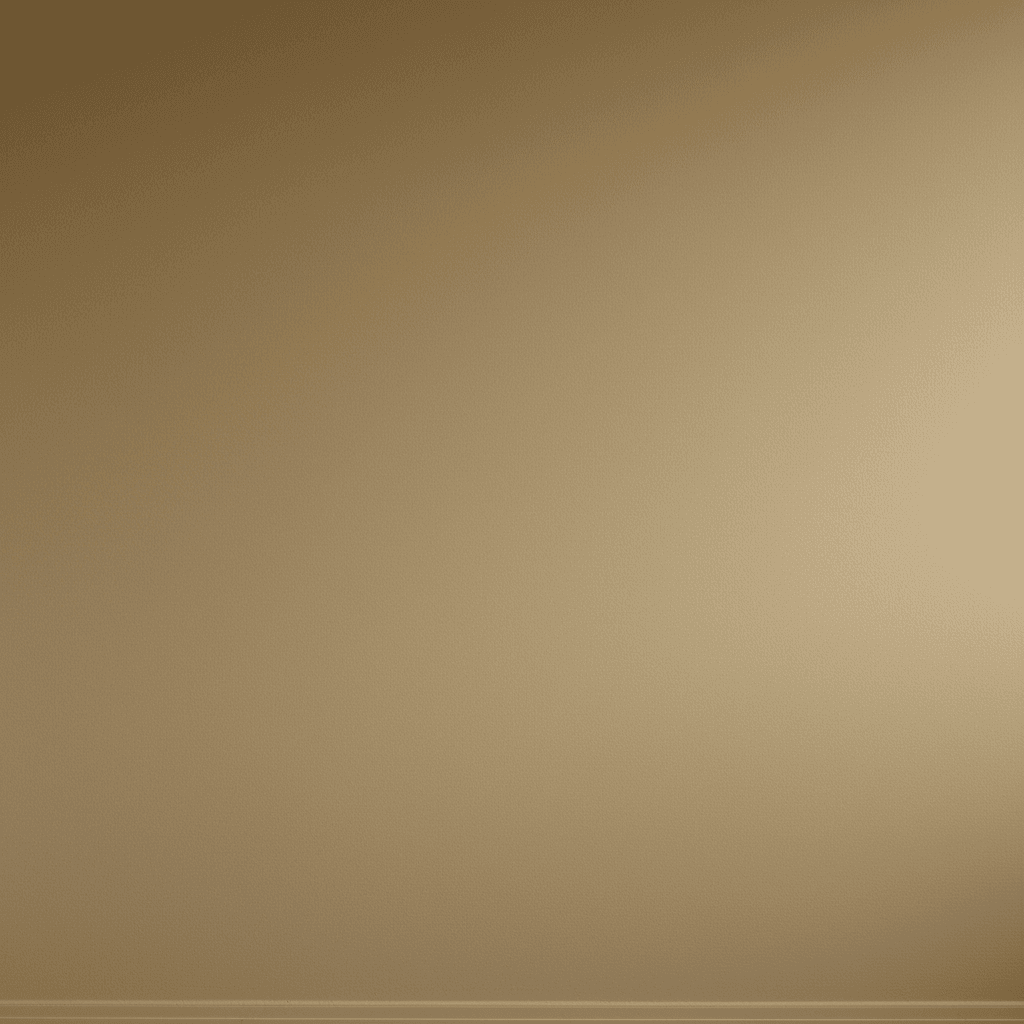 Flat paint finish on interior wall