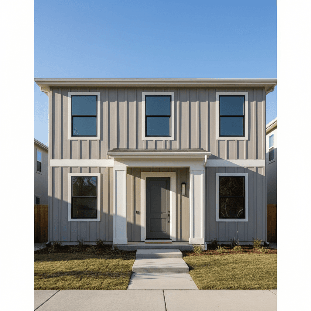 Home exterior painting complete